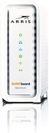 Arris Surfboard SBG6700AC-RB DOCSIS 3.0 Modem de cabo/Wi-Fi AC1600 roteador