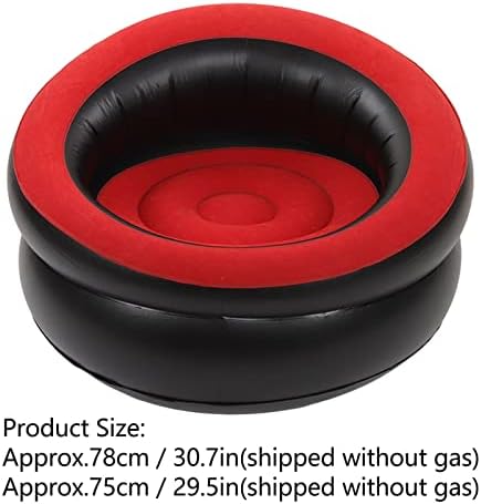 Sofá inflável de atyhao, cadeira de ar inflável simples de cadeira inflável simples cadeira de bola de feijão para sala de estar