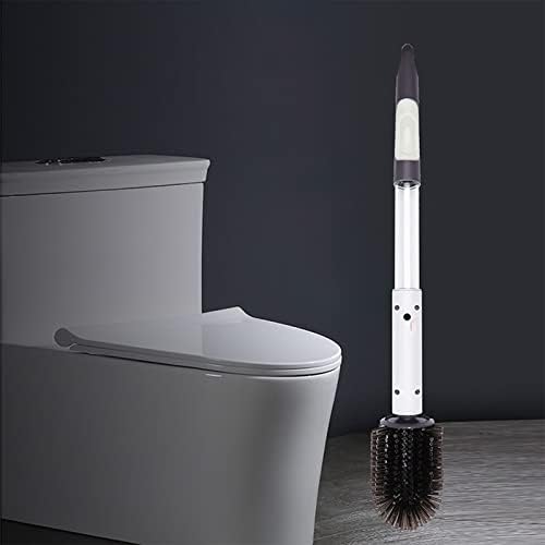 Brus de limpeza de banheiro elétrico, escova de vaso sanitário de parede inteligente sem fio, escova de piso de alça longa