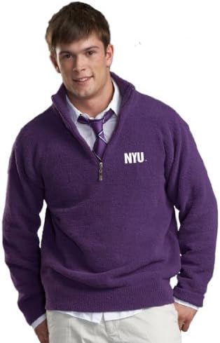 NCAA New York University Kashwere U Unissex Half Zip Pullover