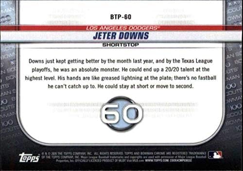 2020 BOWman Chrome Scouts Top 100BTP-60 Jeter Downs Los Angeles Dodgers RC ROOKIE MLB Baseball Trading Card