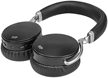 MONOPRICE SYNC Bluetooth fone de ouvido com baixa latência Aptx, hora de reprodução de 24 horas, cancelamento da Qualcomm CVC