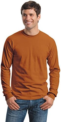 Gildan Ultra Cotton 6 oz. Camiseta de manga comprida Texas Orange