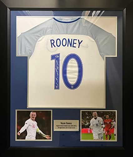 Wayne Rooney assinou Jersey Custom