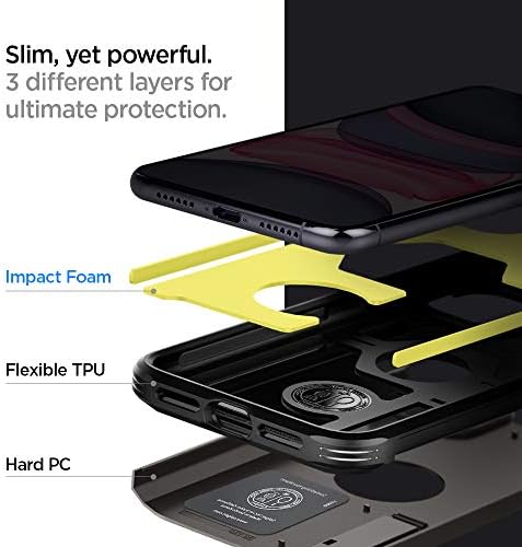 Spigen Tough Armour [Extreme Protection Tech] projetada para iPhone 11 Case - XP Gunmetal