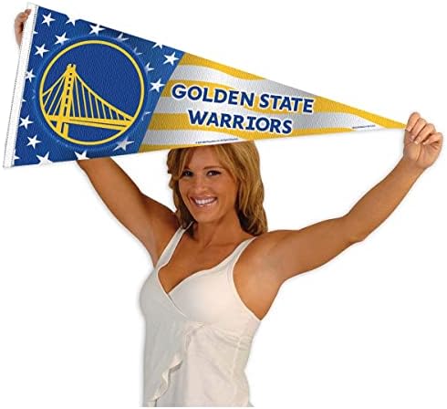 Golden State Warriors Nation American Stripes Pennant Flag