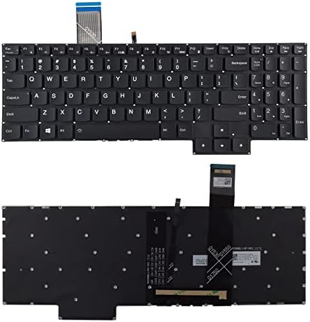 Substituição do teclado da luz de fundo tlbtek compatível com a Lenovo Legion Y7000 2020 R7000 2020 GY530 GY550 GY750 Y550-15 Y550-17