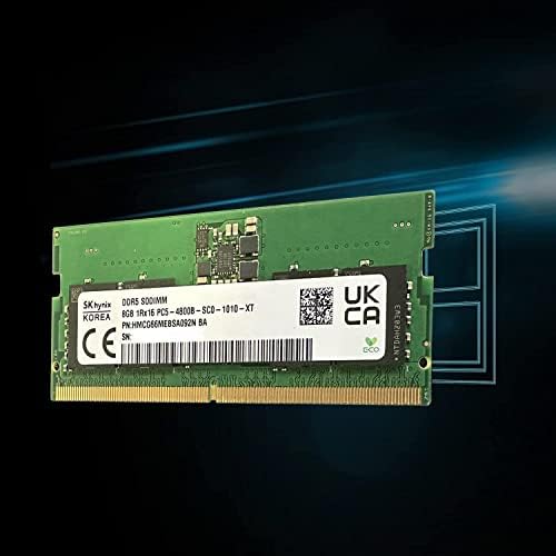 2023 mais recente sk-hynix 8gb ddr5 4800mhz sodimm pc5-4800b-sc0 1rx16 1.1v SO-DIMM 262-PIN BURINOS DE GAMES HOME Laptop Módulo de memória RAM