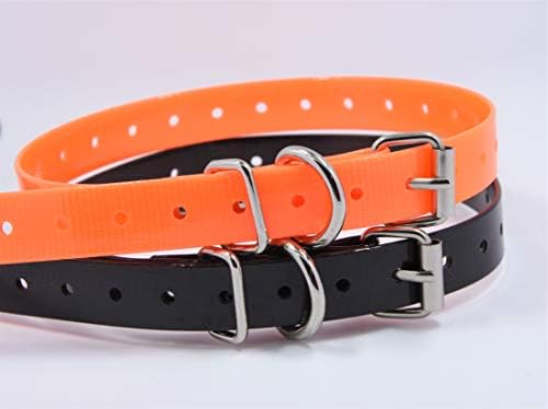 TreinPro 27 ½ ”x ¾” de substituição de colarinho de cães com alça de fivela dupla 2 pacote-todas as marcas casca de treinamento