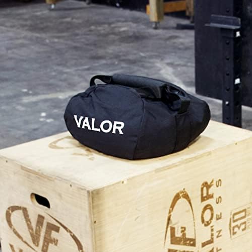 Valor Fitness SDB -TB1 Auto -preenchimento Strongman Sandbag Duffle - alça de alça de gordura - Construção de vinil para