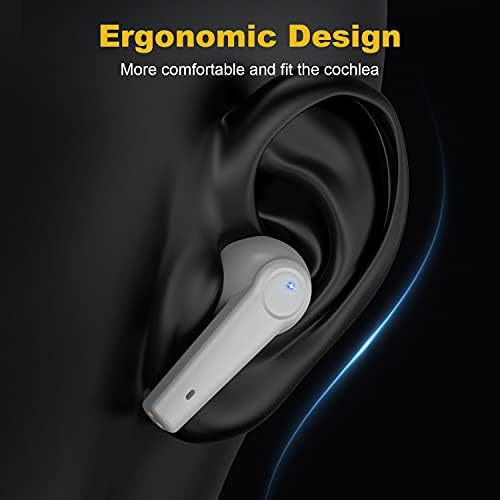 Ruído Kingstar cancelamento de fones de ouvido sem fio Bluetooth 5.1 Ear fofões de ruído ativo híbrido cancelamento
