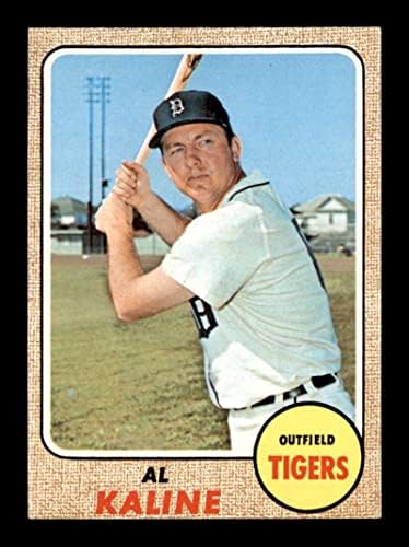 240 Al Kaline Hof - 1968 Topps Baseball Cards classificados EXMT+ - Baseball Slabbed Autografed Vintage Cards