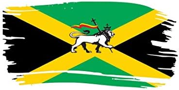 Jamaica Flag Decalter Bumper Sticker