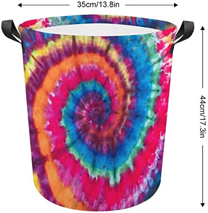 Colorido colorido de cesta de lavanderia psicodélica cesta de lavanderia dobrável cesto de lavanderia saco de armazenamento