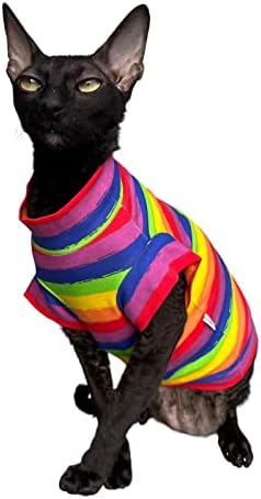 Camiseta de gato kotomoda vida colorida para esfígono gato