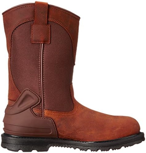 Carhartt Men's 11 Wellington à prova d'água do dedo macio de couro puxado de couro CMP1100