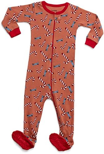 Leveret Fleece meninos meninas de pajama Pijama Sleeper Kids & Criandler Pijamas de Natal