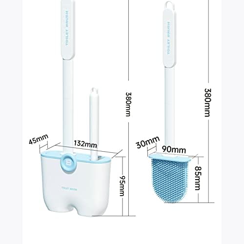 Escova de vaso sanitário/escova de vaso sanitário escova de silicone pincel doméstico doméstico não morto higiênico squat pincel pincel de parede de parede pincel de limpeza e suporte do vaso sanitário e suporte