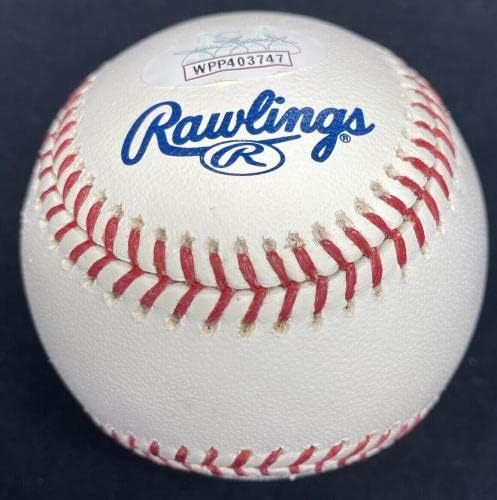 Bobby Cox Hof 14 Assinado o logotipo do Hall of Fame Baseball JSA Testemunhe Holo Somente - bolas de beisebol autografadas