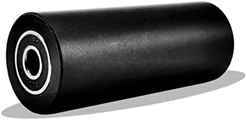 Roda de rolagem do rolamento preto larro, diâmetro 18/24mm 28mm Rolo guia da polia acionada por superfície dura, rolamentos
