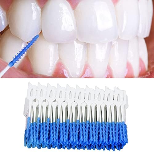 Limpador de dente de fio dental, 160pcs lixo macio palito de dente adequado para adultos e crianças cuidados orais