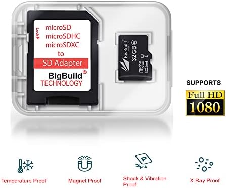 BigBuild Technology 32 GB Ultra Fast 80MB/S MicroSDHC Cartão de memória para Motorola One, um ACE/Ação/Fusion/Fusion+/Hyper Cell Phone