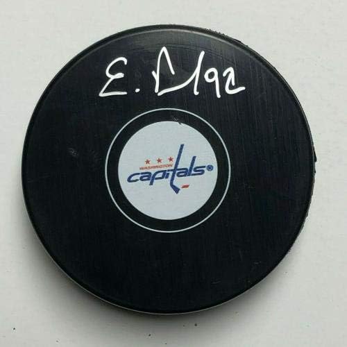 Evgeny Kuznetsov assinou Washington Capitals Hockey Puck PSA AF36496 - Pucks autografados da NHL
