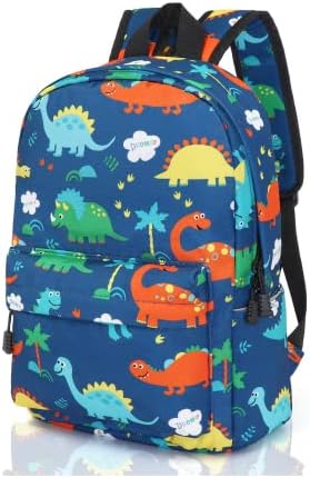 Cosyres Toddler Backpack Dinosaur Preschool para meninos com trela de trela