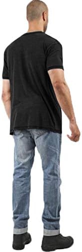 Aoysky Men Men Short/Longa Manga Longa Camiseta Casual Button-Up Henley Shirt V Tops de pescoço