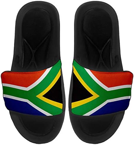 Sandálias/slides Slide -on -slides expressos para homens, mulheres e juventude - Bandeira da África do Sul - Flag da África