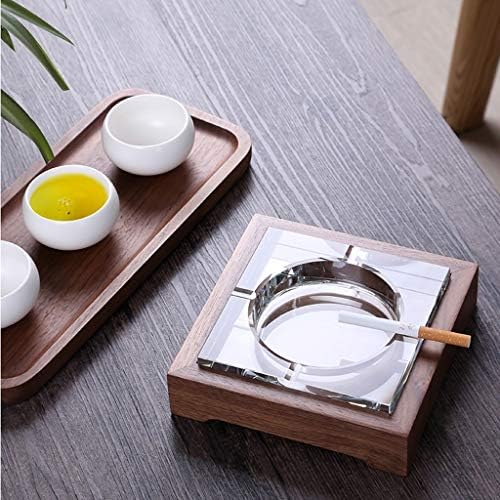 Shypt Creative Creative Wood Ashtray Fumando bandeja de bandeja de bandeja de binga