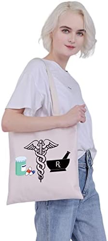 CMNIM Farmacêutico Presentes Rx Farmacêuticos Tote Bag Técnico de Farmácia Presente Farmacêutico Estudante Presente Rx Bag