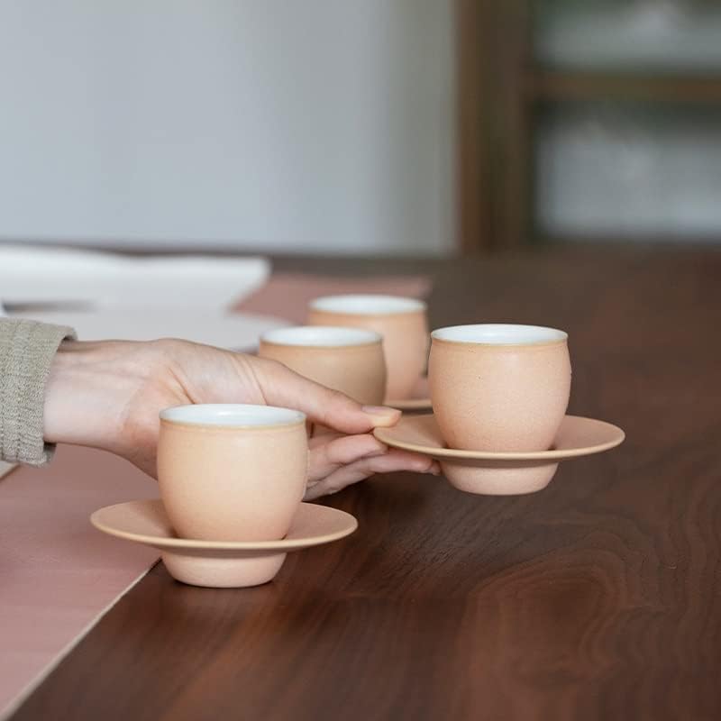 Conjunto de chá de chá de cerâmica ZSEDP Conjunto de chá de frutas domésticas Complete Kung Fu Conjunto de chá de