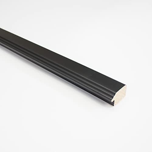 20x30 Quadro preto Real Wood Picture Frame Largura 1,5 polegadas | Profundidade do quadro interior 0,5 polegadas | Passaggi