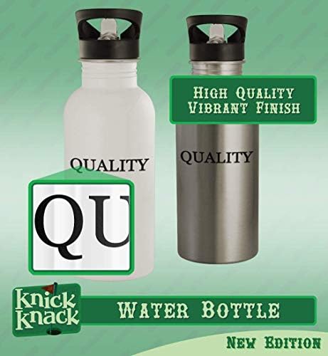 Presentes Knick Knack tem dormência? - 20 onças de aço inoxidável garrafa de água ao ar livre, prata