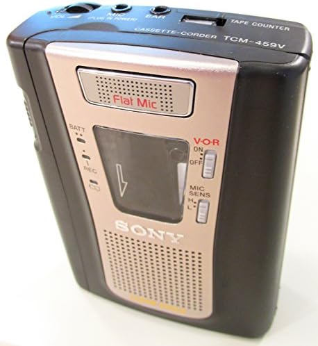 Sony TCM459V Cassete portátil Player/Recorder