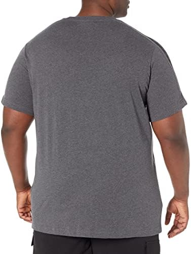 T-shirt de camisa de 3 listras do Essentials Men's Essentials
