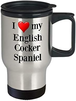 Caneca de viagem em inglês cocker spaniel
