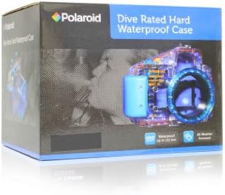 Case de alojamento subaquático à prova d'água da Polaroid Dive para a câmera digital Sony Alpha Nex-3 com uma lente de 18-55mm