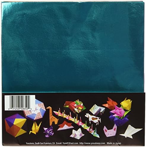 Yasutomo Origami Foil-Solid Asst Colors D/S 18 folhas