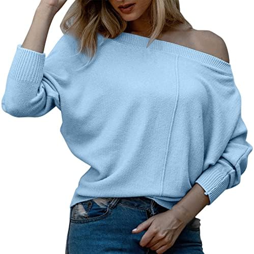Sweater for Women Sexy Off Off Sloping Sweaters