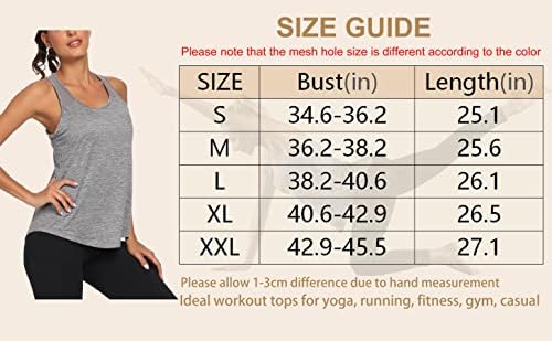 Aeuui Womens Workout Tops for Women Racerback Treping Tops Tops de ioga camisas sem mangas tanques de ginástica atlética