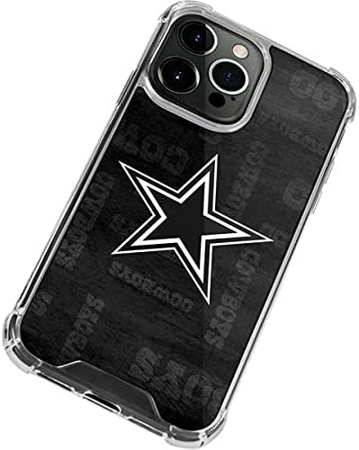 Skinit Clear Phone Case Compatível com o iPhone 13 Pro Max - Oficialmente licenciado NFL Dallas Cowboys Design