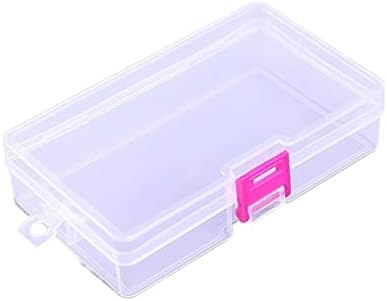 Caixas de armazenamento htcat com tampas caixa de ferramentas de armazenamento prático Caixa de contêiner de plástico para ferramentas