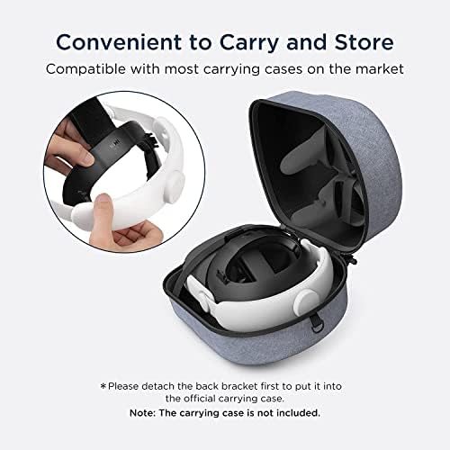Kiwi Design Comfort Head Strap With Charact Case Pacote Acessórios compatíveis com Quest 2