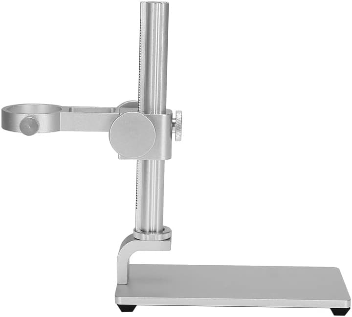 GGEBF Alumínio Stand Stand USB Microscópio Stand Suporte Mini Mini Mesa da mesa de base para reparo de microscópio Soldagem
