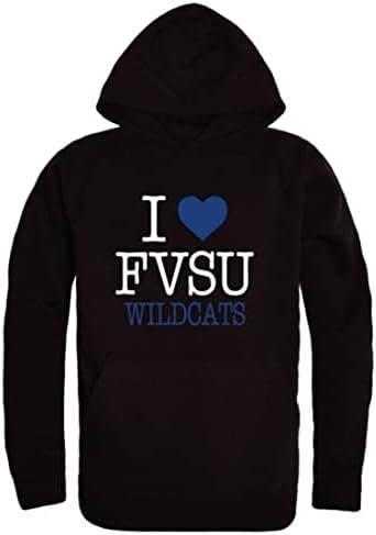 W República Eu amo Fort Valley State University Wildcats Fleece Hoodie Sweathirts