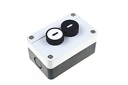 SJSW Redefinir botão plano 2 orifício Caixa de botão de botão à prova d'água Caixa de controle com botão de seta