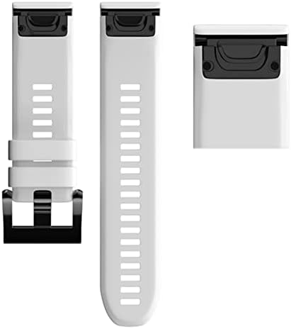 Dfamin 26 22mm Silicone Rellow Relatch Band Strap for Garmin Fenix ​​7 7x 6x 5x 3 3hr Watch EasyFit Wrist Band Strap