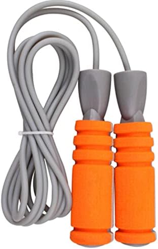 N // c de pular corda de moda embutida rolamento de espuma não deslizante cabo de corda Treinamento ajustável rolamento de corda de corda Os suprimentos de fitness de qualquer opção são duas cordas！
